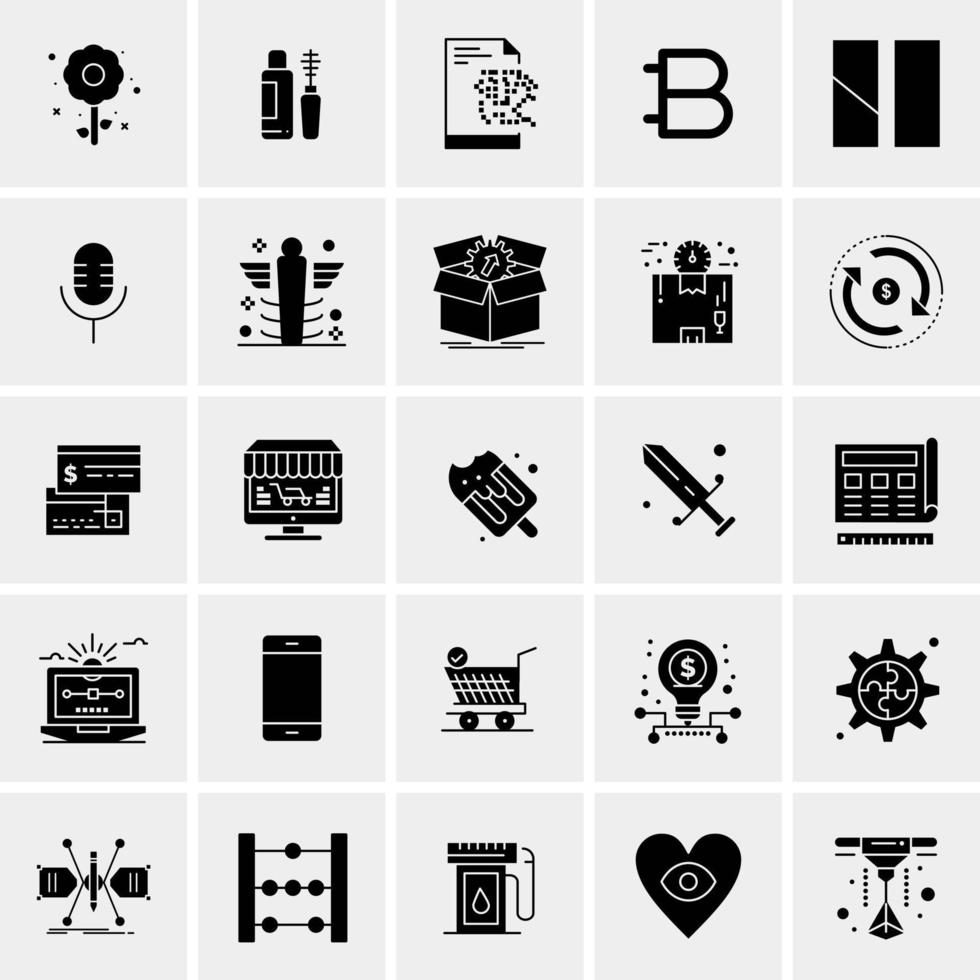 25 Universal Business Icons Vector Creative Icon Illustration to use in web and Mobile Related project