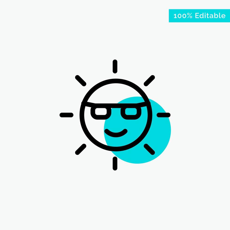 Ecology Energy Green Nature Power turquoise highlight circle point Vector icon