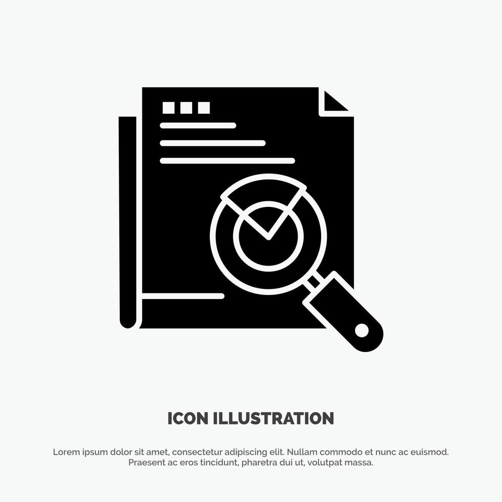 Page Search Web Page Search Layout solid Glyph Icon vector