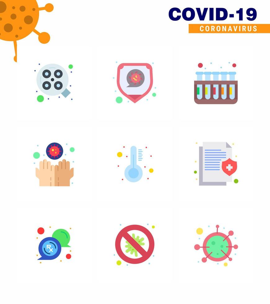 COVID19 corona virus contamination prevention Blue icon 25 pack such as medicine infect chemistry hands dirty viral coronavirus 2019nov disease Vector Design Elements