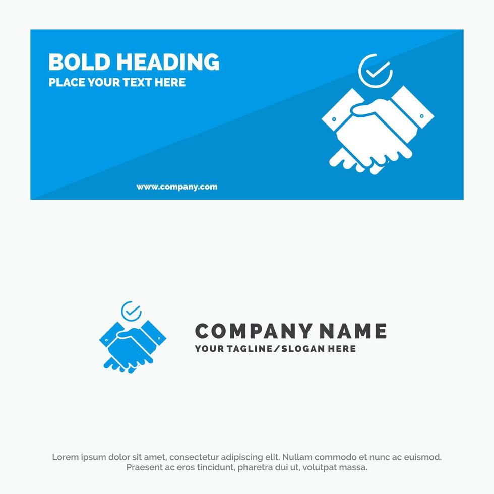 Job Themes Work SOlid Icon Website Banner and Business Logo Template vector