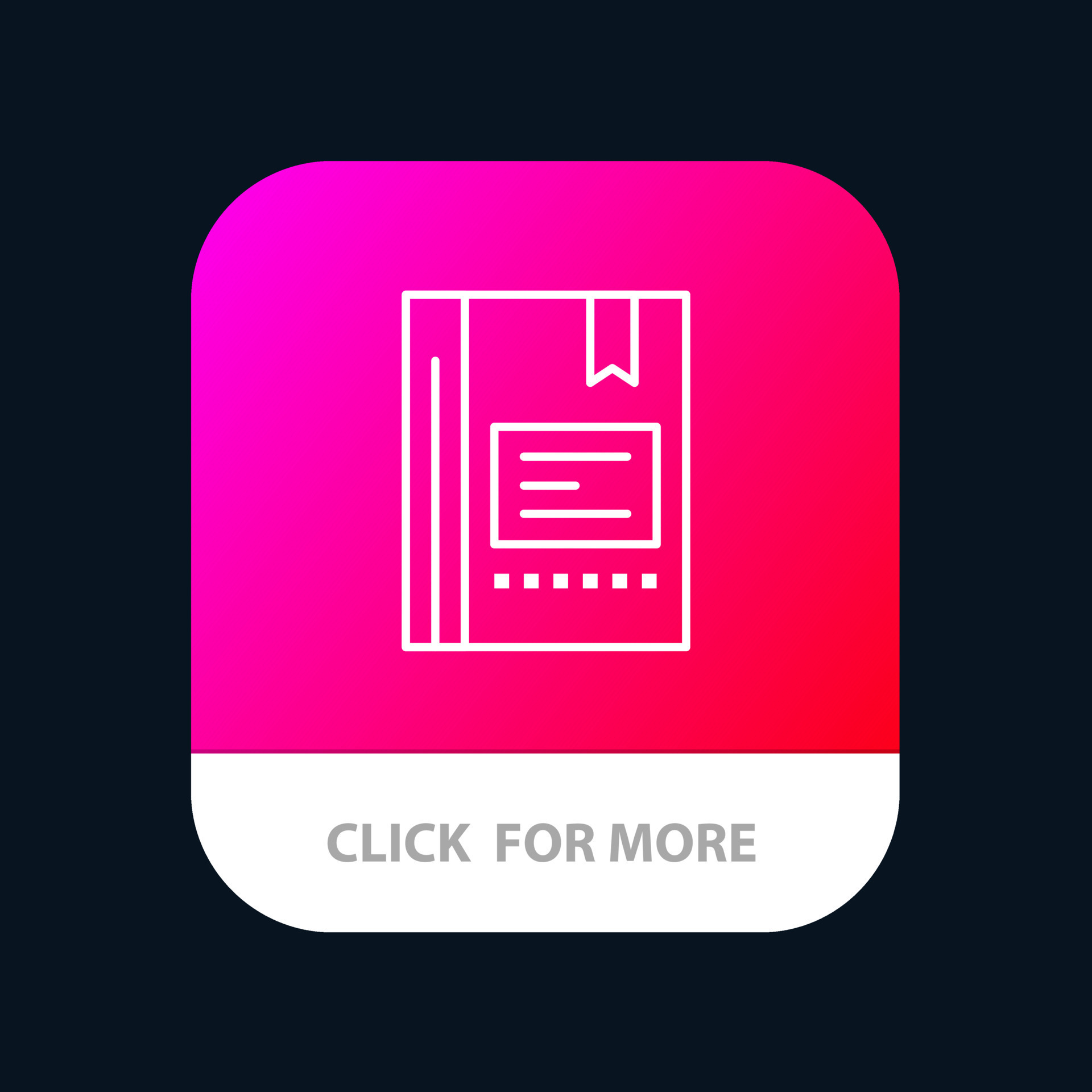 Bookmark Book Education Favorite Note Notebook Reading Mobile App