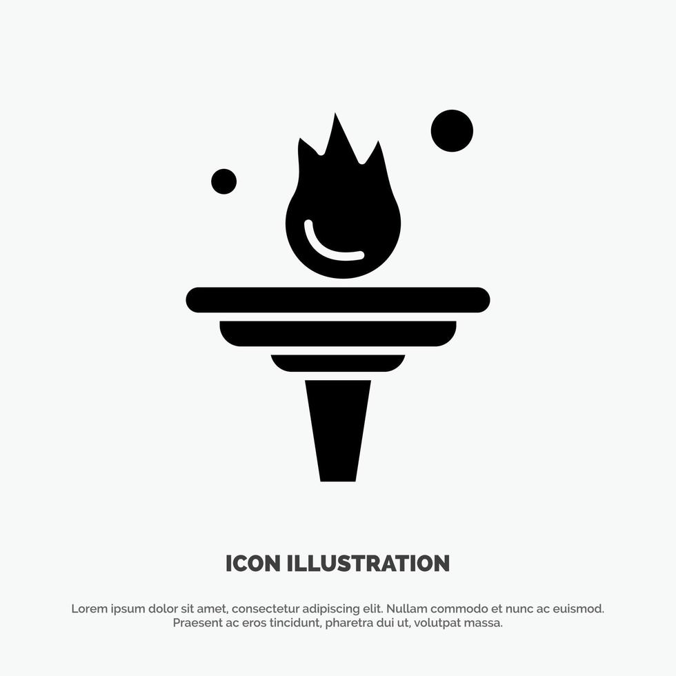 Career Education Motivation Training solid Glyph Icon vector