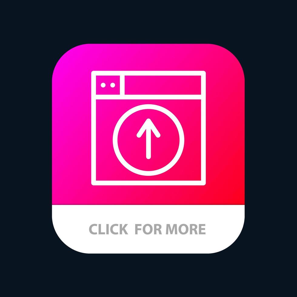 cargar la aplicación de diseño web botón de aplicación móvil versión de línea android e ios vector