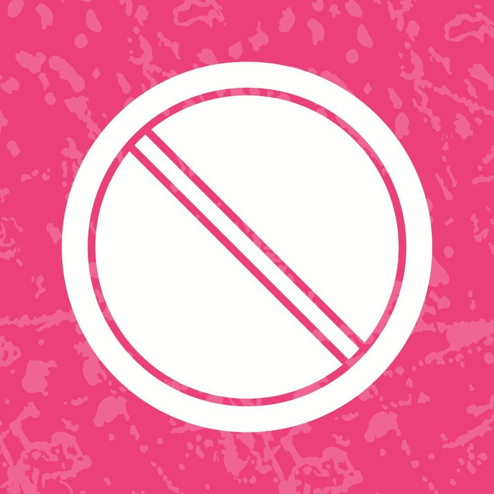 Prohibited Vector Icon