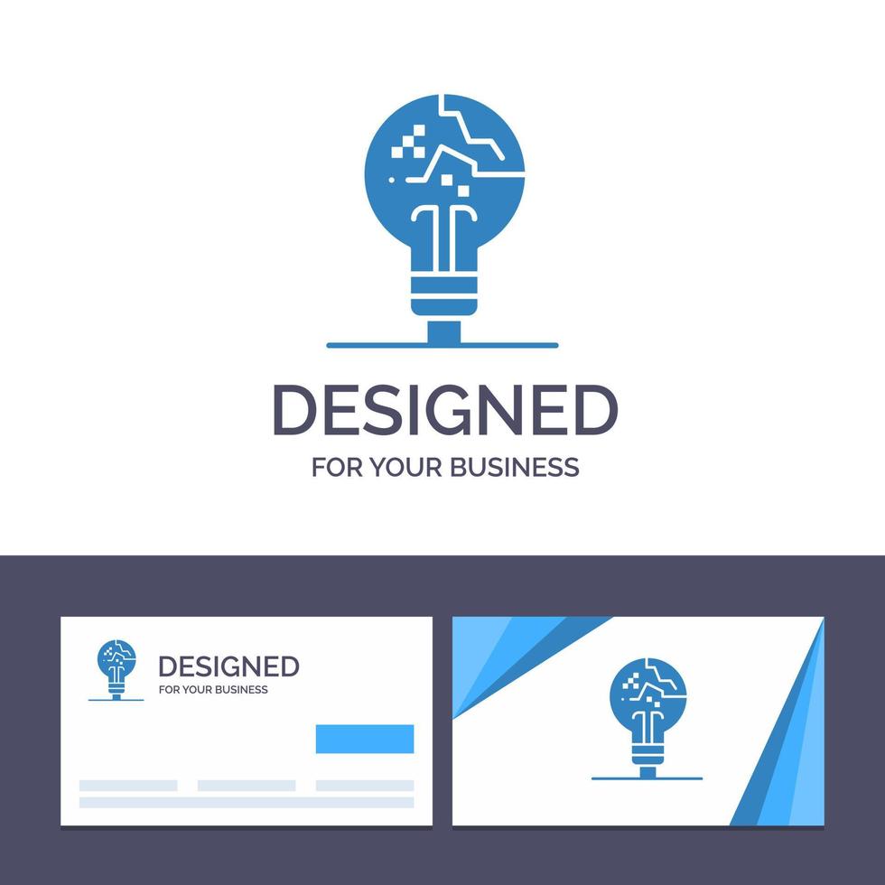 Creative Business Card and Logo template Concept Copycat Fail Fake Idea Vector Illustration