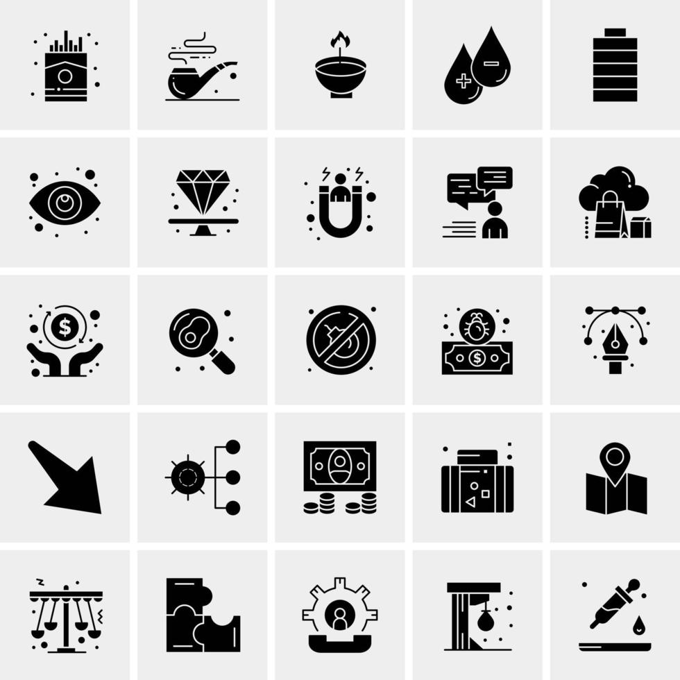 25 Universal Business Icons Vector Creative Icon Illustration to use in web and Mobile Related project