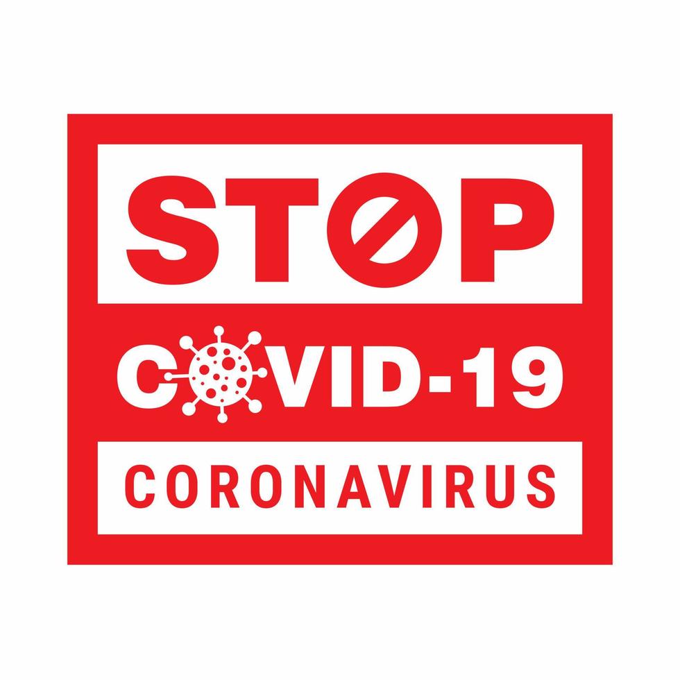 Coronavirus Warning sign COVID 19 sign Vector COVID19 Awareness Poster