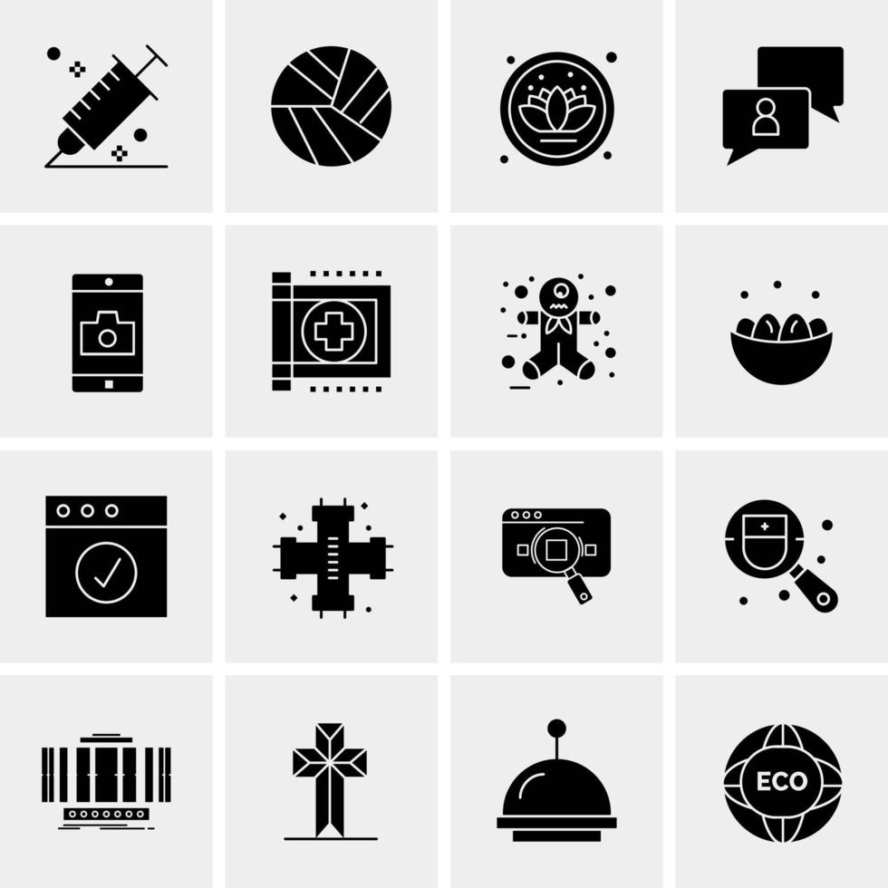 16 Universal Business Icons Vector Creative Icon Illustration to use in web and Mobile Related project