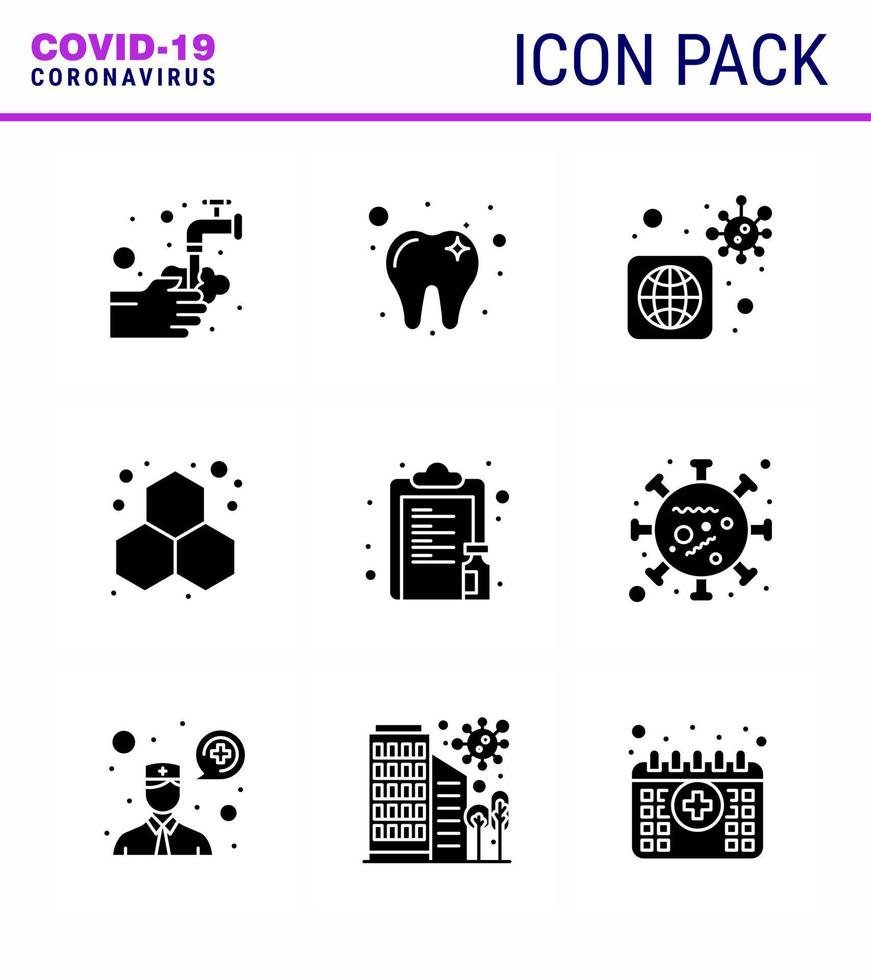 COVID19 corona virus contamination prevention Blue icon 25 pack such as list science worldwide laboratory chemistry viral coronavirus 2019nov disease Vector Design Elements