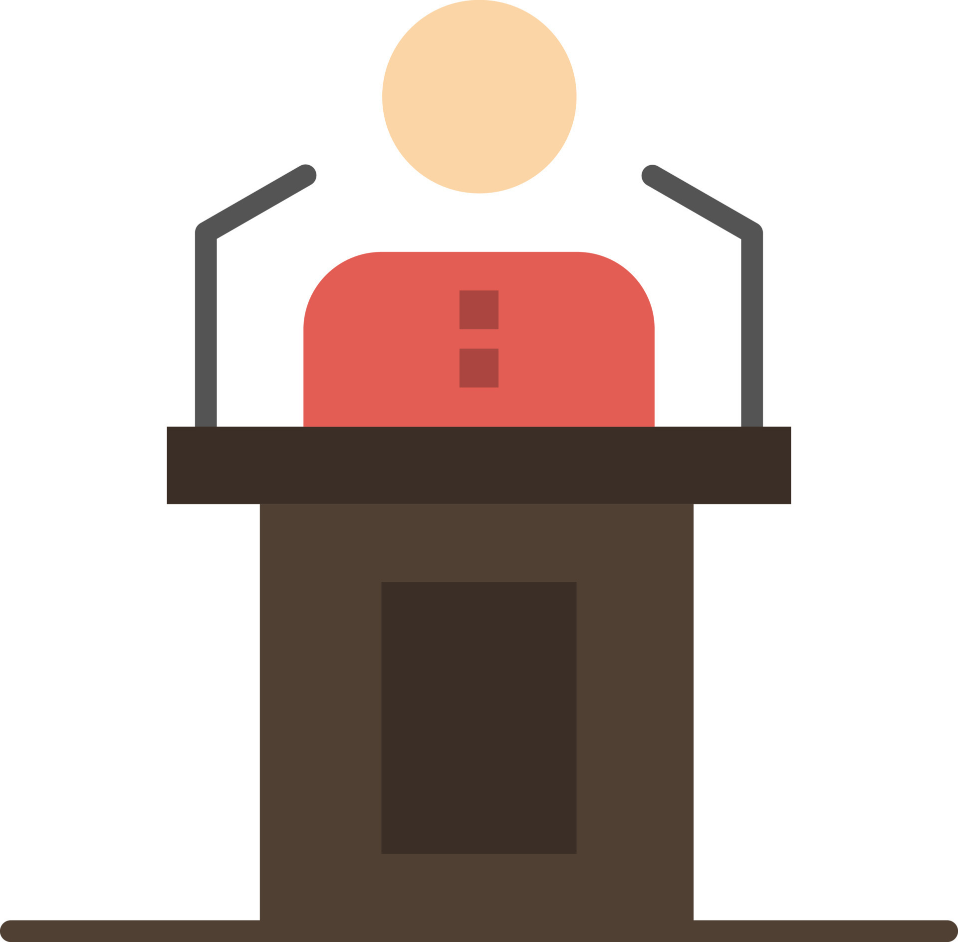 Speaker Person Presentation Professional Public Seminar Speech Flat
