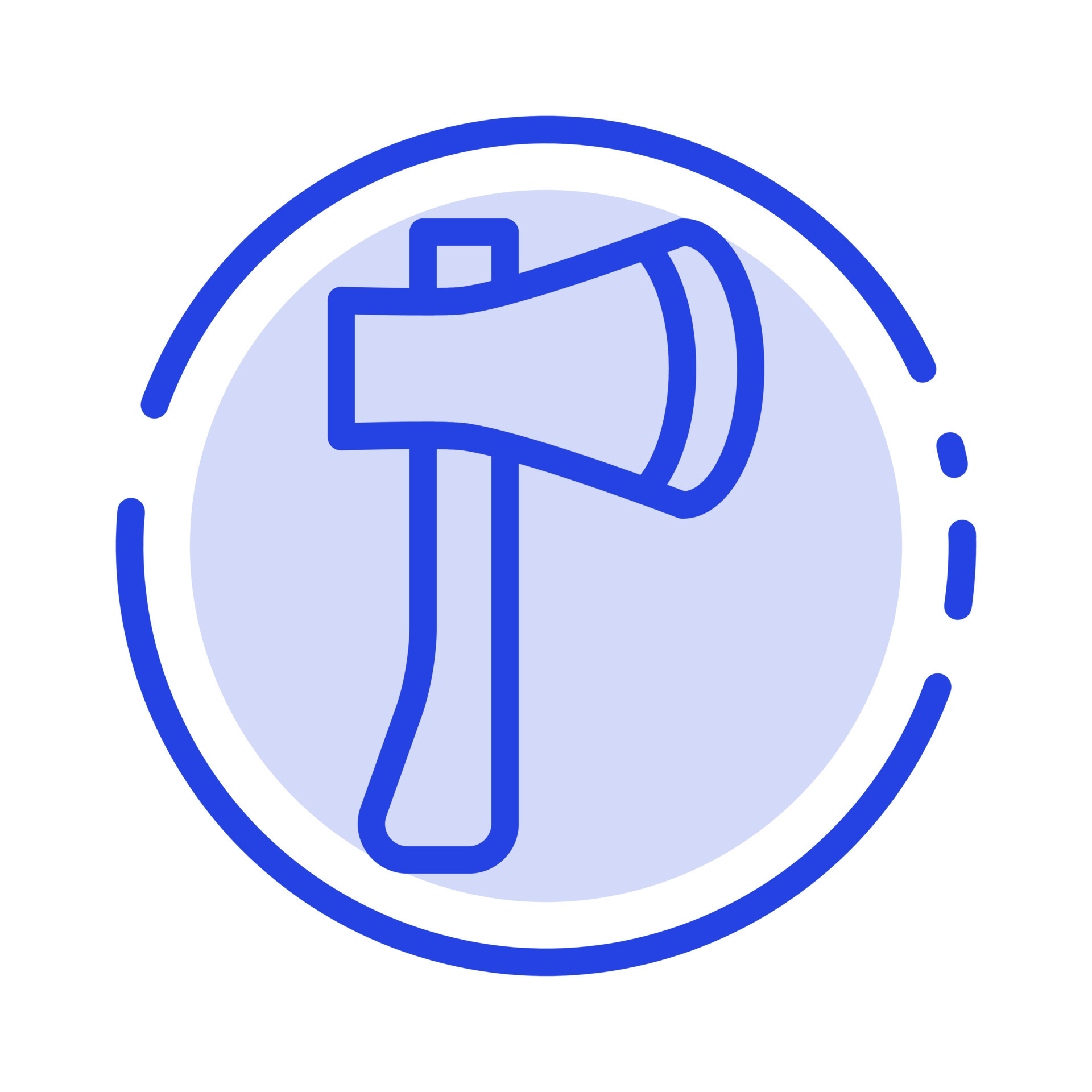 Ax Ax Tool Axe Axe Tool Building Construction Blue Dotted Line Line