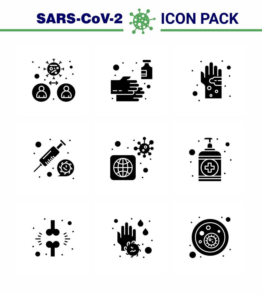 conjunto de iconos de prevención de coronavirus 2019ncov covid19 medicina virus lavado higiene germen coronavirus viral 2019nov enfermedad vector elementos de diseño