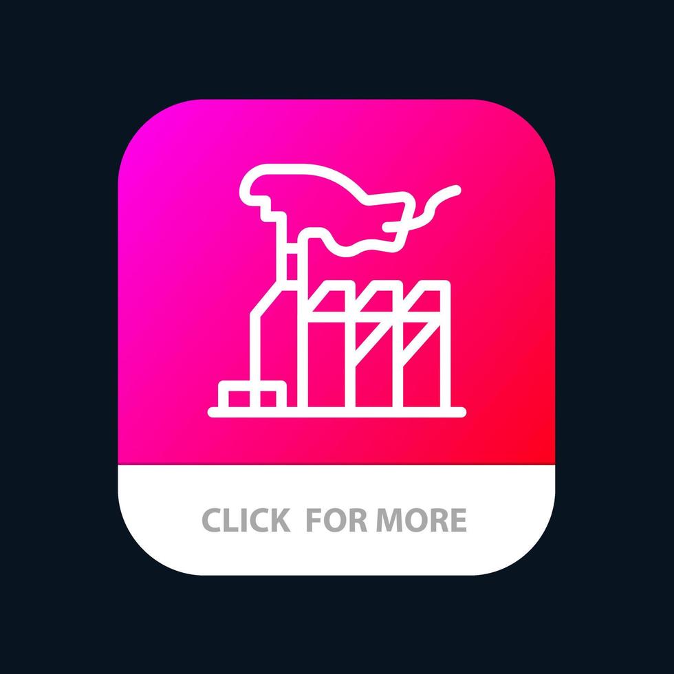 Autocracy Despotism Domination Interest Lobbying Mobile App Button Android and IOS Line Version vector