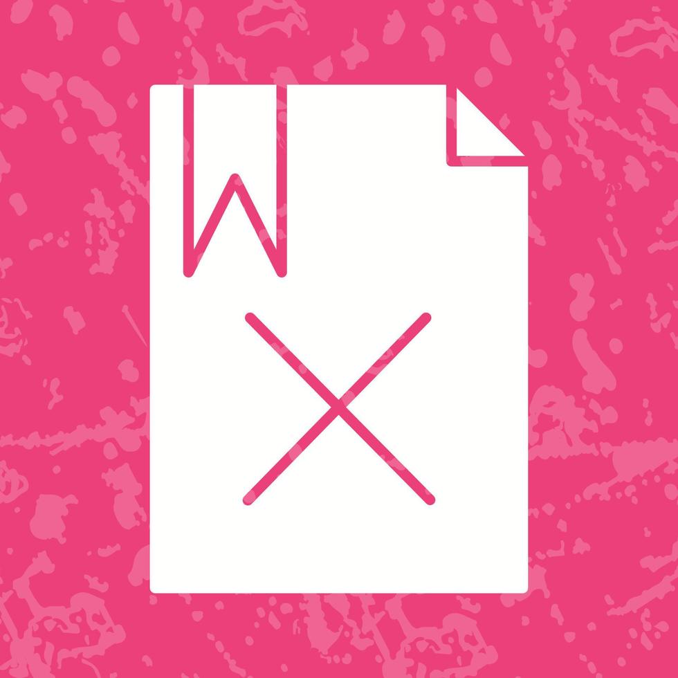 Unique Delete Vector Icon