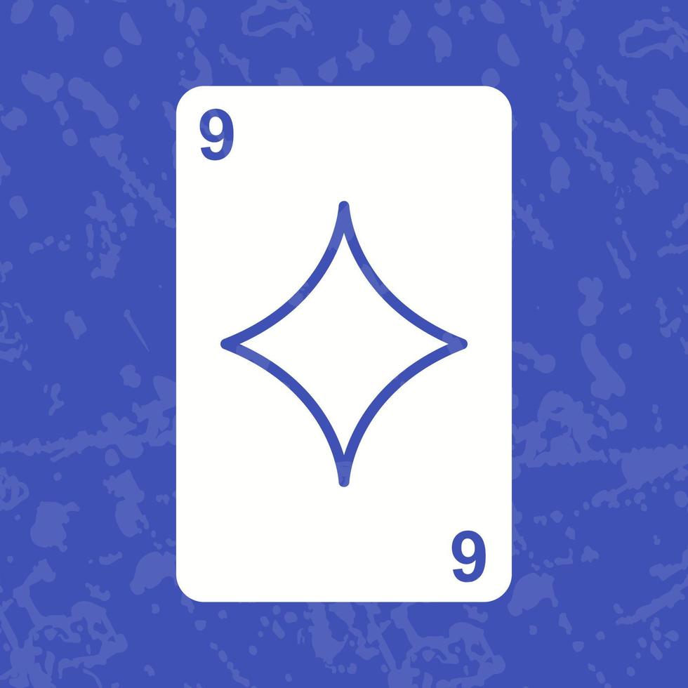 Diamonds Card Vector Icon