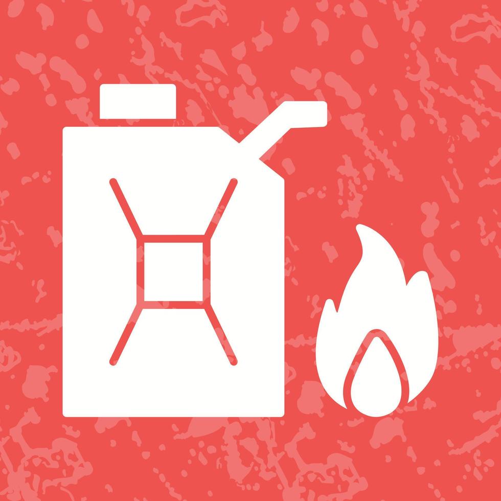 Unique Fuel to Fire Vector Icon