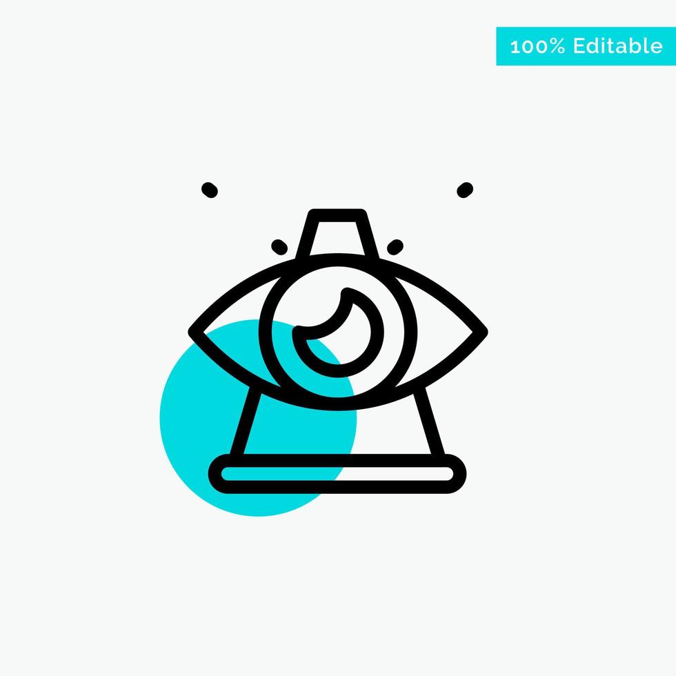 Business Eye Modern Of Providence turquoise highlight circle point Vector icon