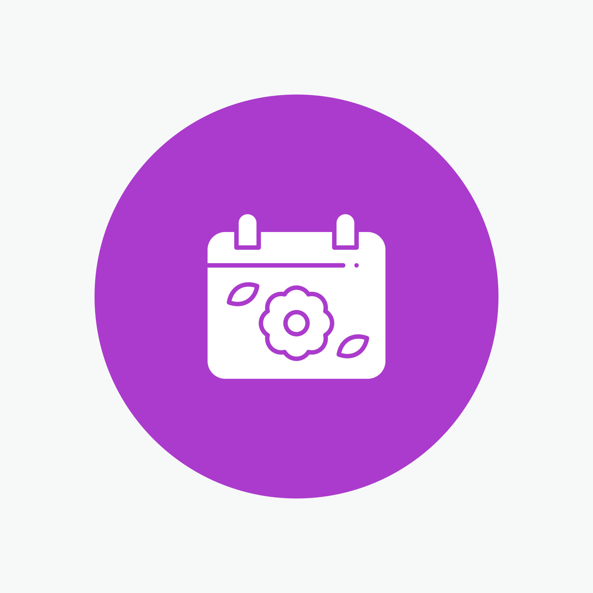 Calendar Flower Date Spring 19114910 Vector Art at Vecteezy