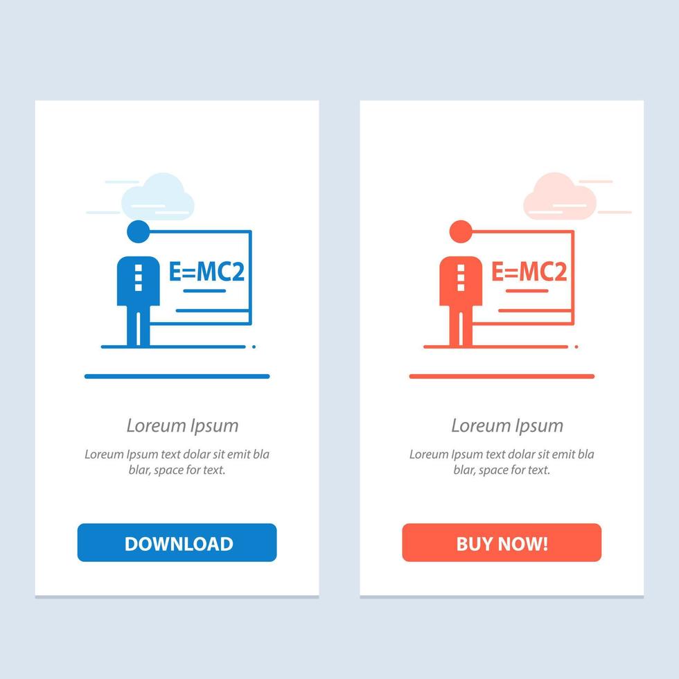 Classroom Class Teacher Room  Blue and Red Download and Buy Now web Widget Card Template vector