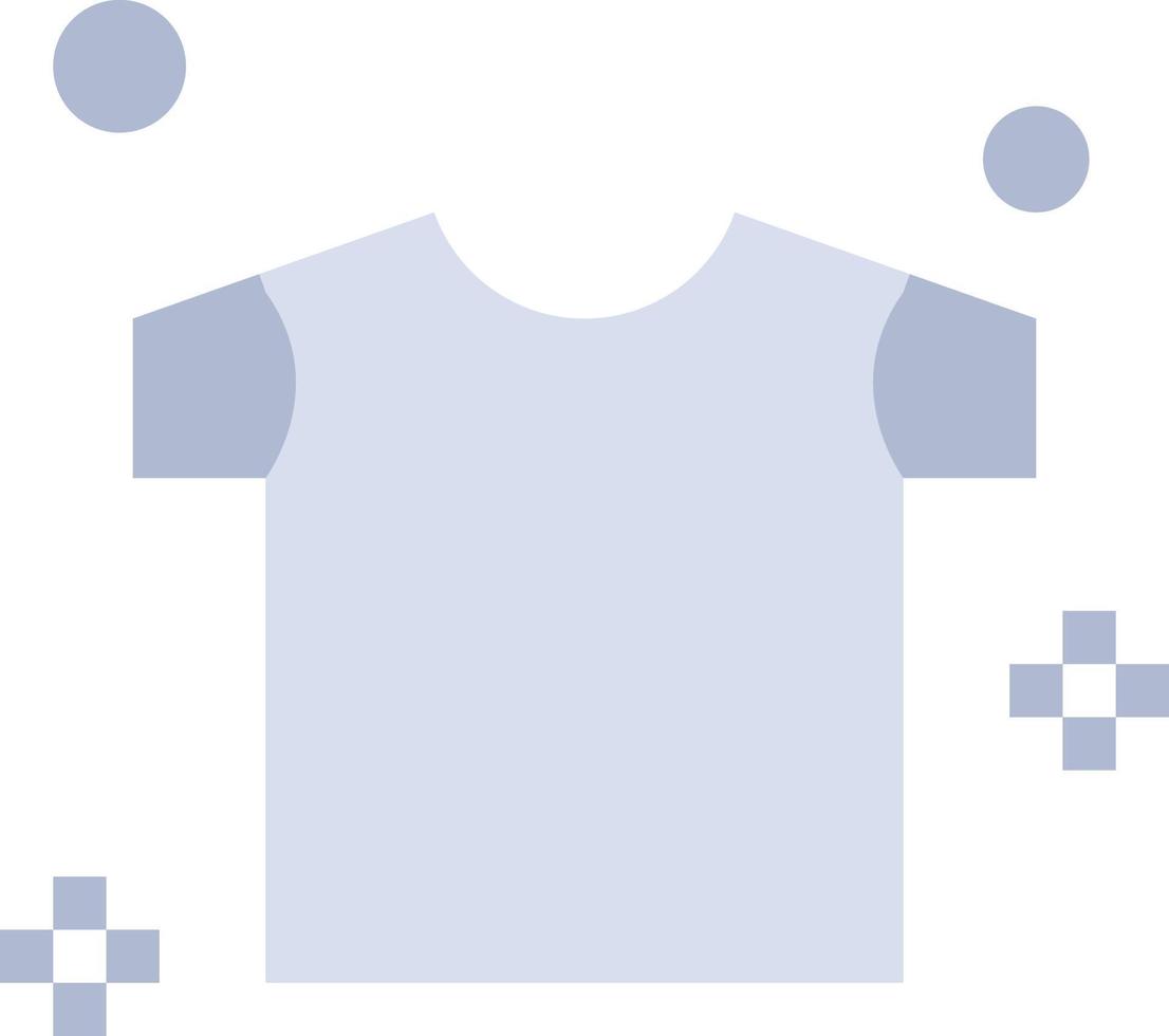 ropa secado camisa color plano icono vector icono banner plantilla