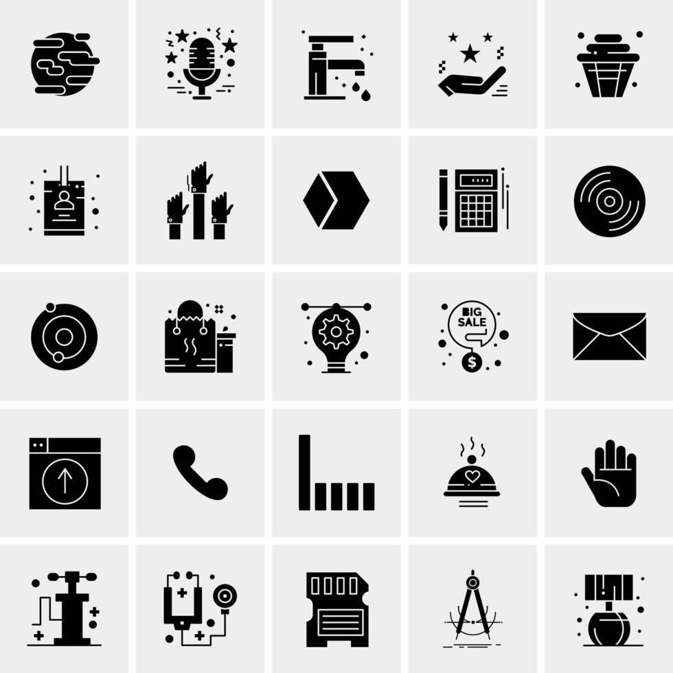 25 Universal Business Icons Vector Creative Icon Illustration to use in web and Mobile Related project