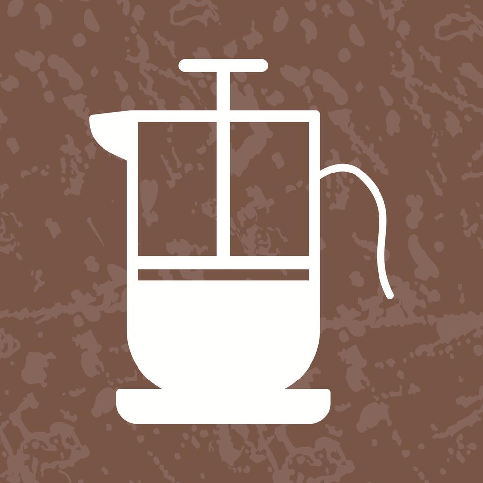 French Press Vector Icon