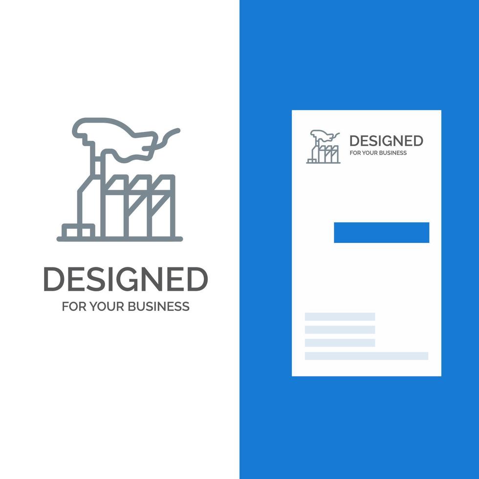 Autocracy Despotism Domination Interest Lobbying Grey Logo Design and Business Card Template vector