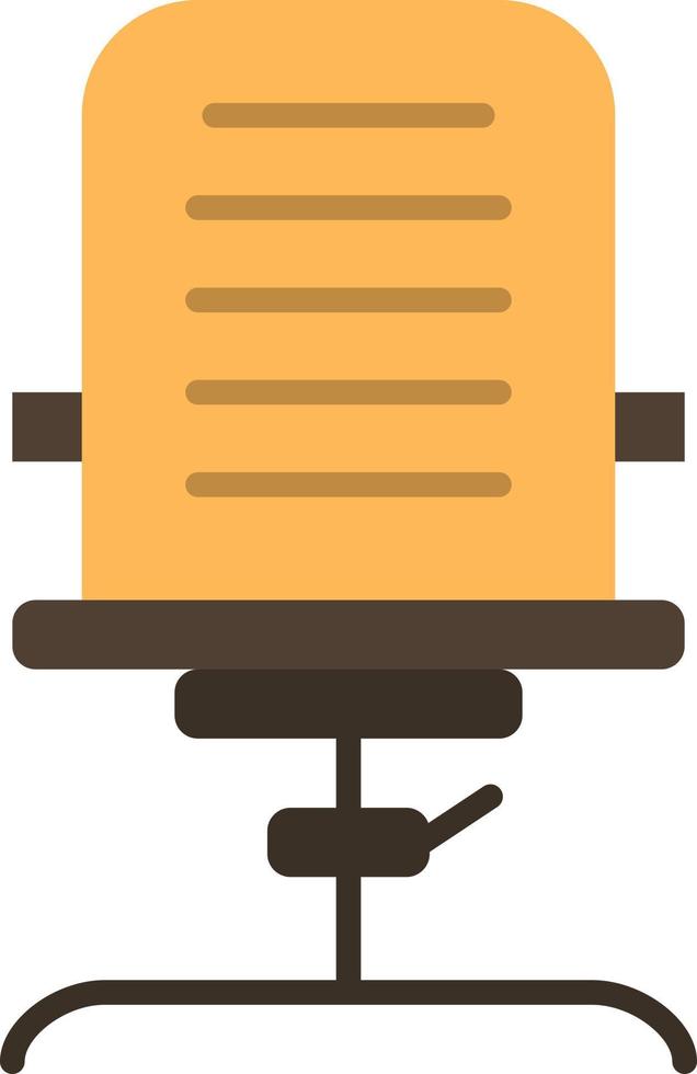 Armchair Arm Business Chair Furniture Office  Flat Color Icon Vector icon banner Template