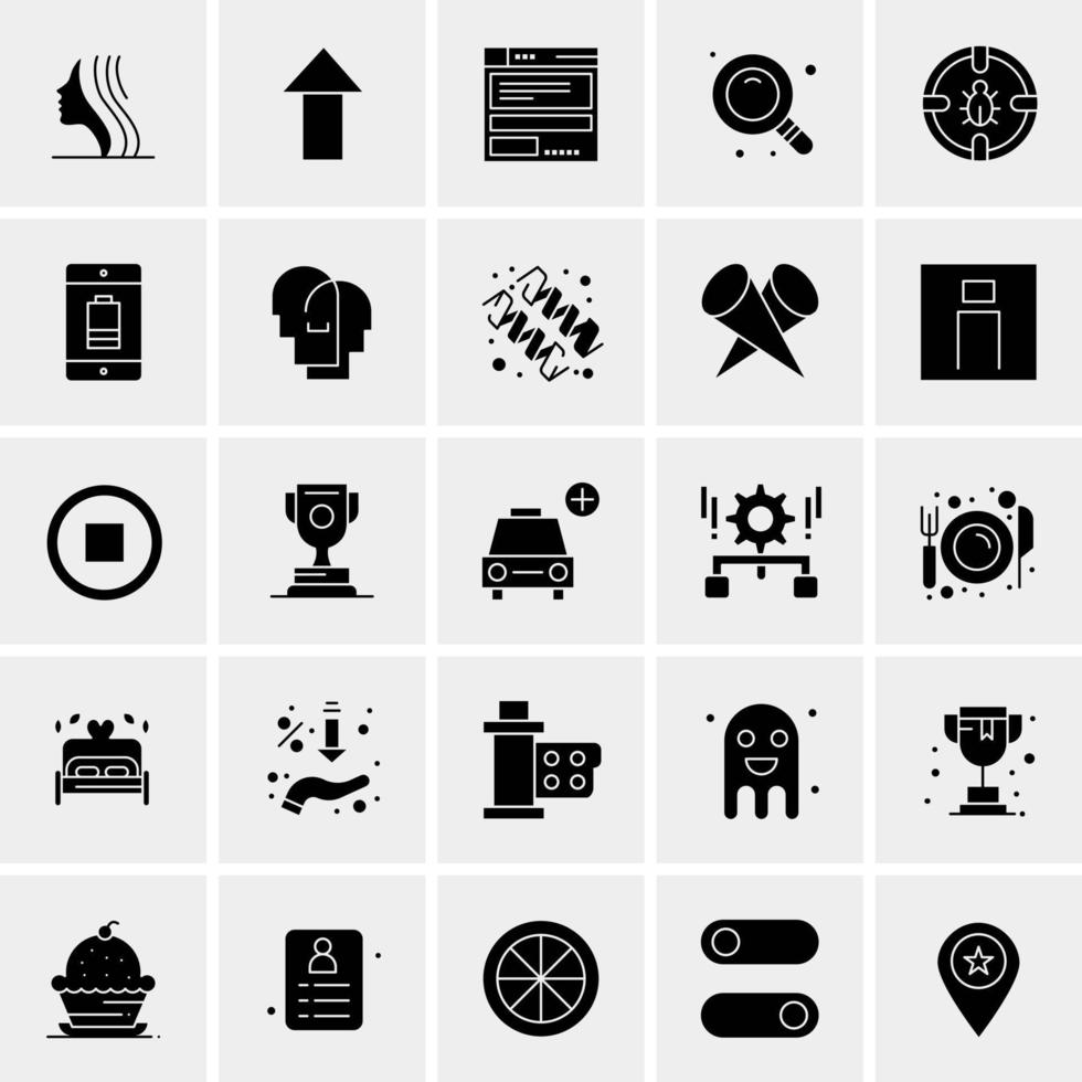 25 Universal Business Icons Vector Creative Icon Illustration to use in web and Mobile Related project