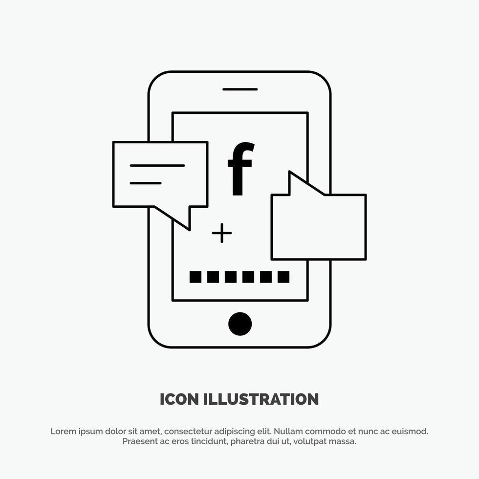 Promotion Social Social Promotion Digital Line Icon Vector