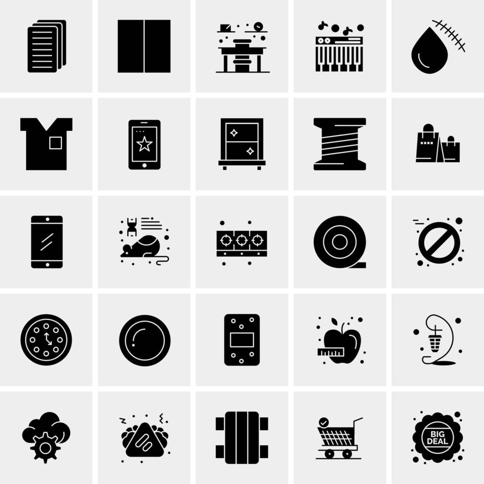 25 Universal Business Icons Vector Creative Icon Illustration to use in web and Mobile Related project