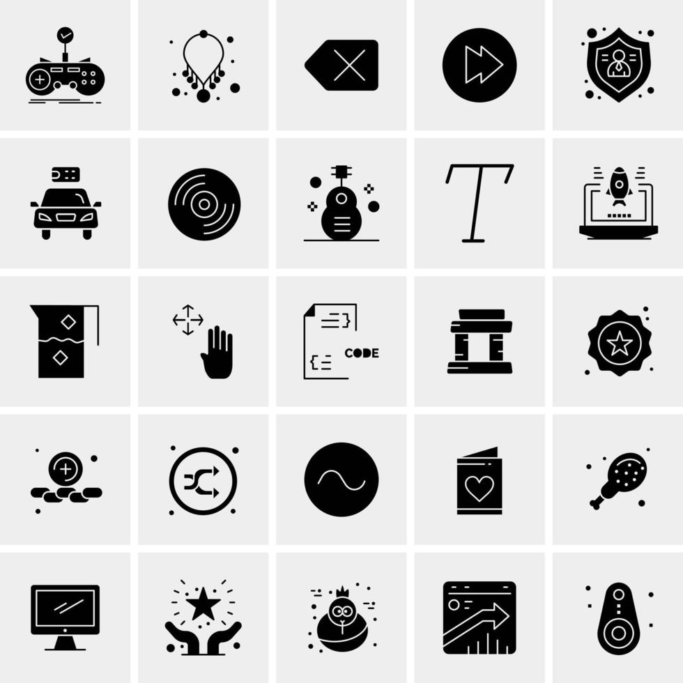 25 Universal Business Icons Vector Creative Icon Illustration to use in web and Mobile Related project