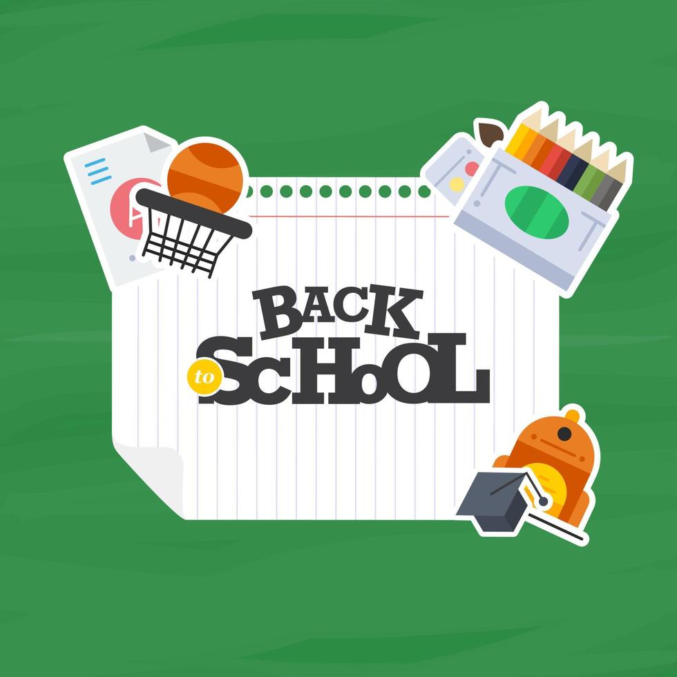 Back to School, template for Back to school , Back to school banner and card design vector