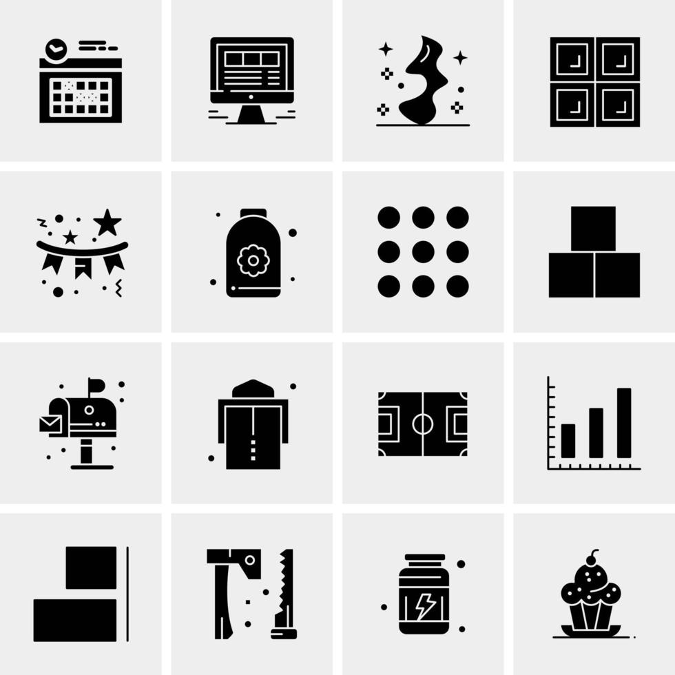 16 Universal Business Icons Vector Creative Icon Illustration to use in web and Mobile Related project