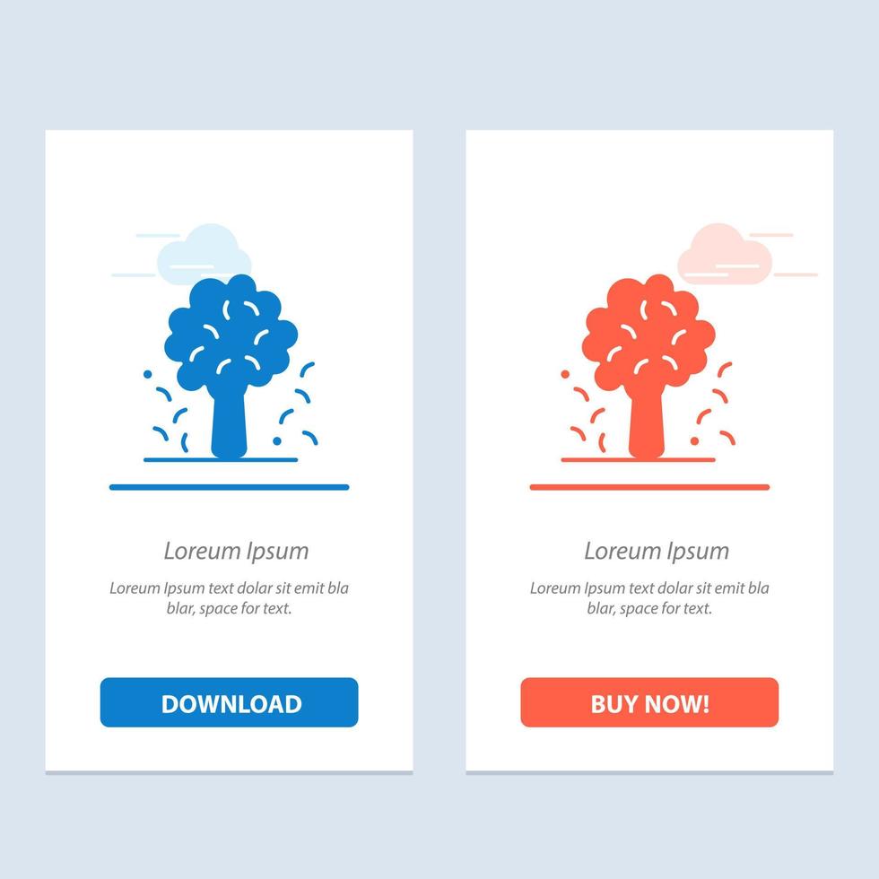 árbol manzana manzano naturaleza primavera azul y rojo descargar y comprar ahora widget web plantilla de tarjeta vector