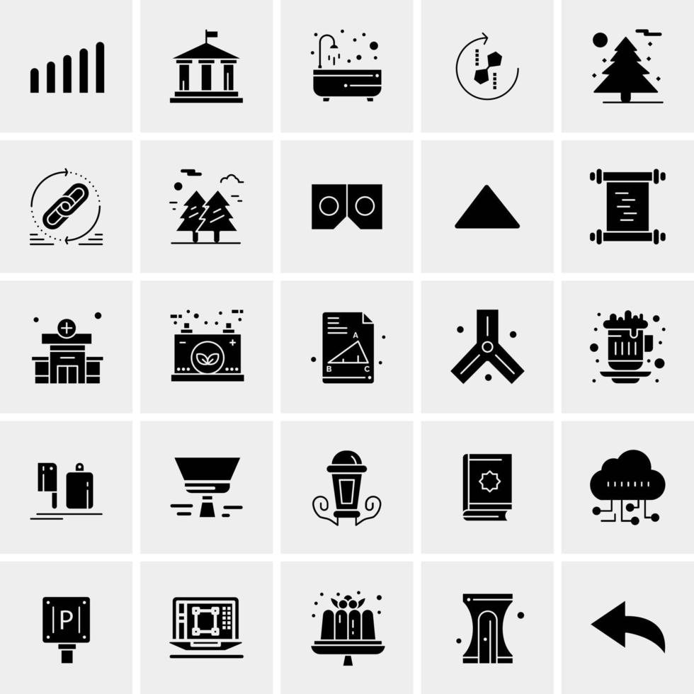 25 Universal Business Icons Vector Creative Icon Illustration to use in web and Mobile Related project