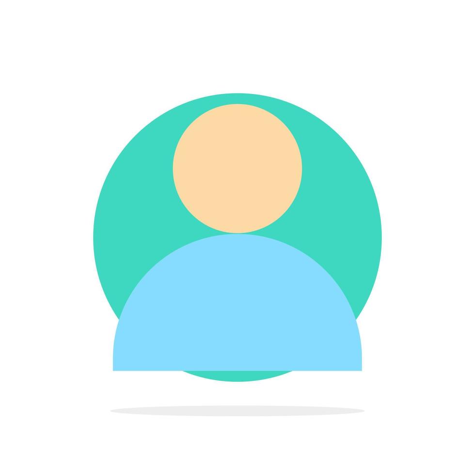 Contacts Mane Twitter Abstract Circle Background Flat color Icon vector