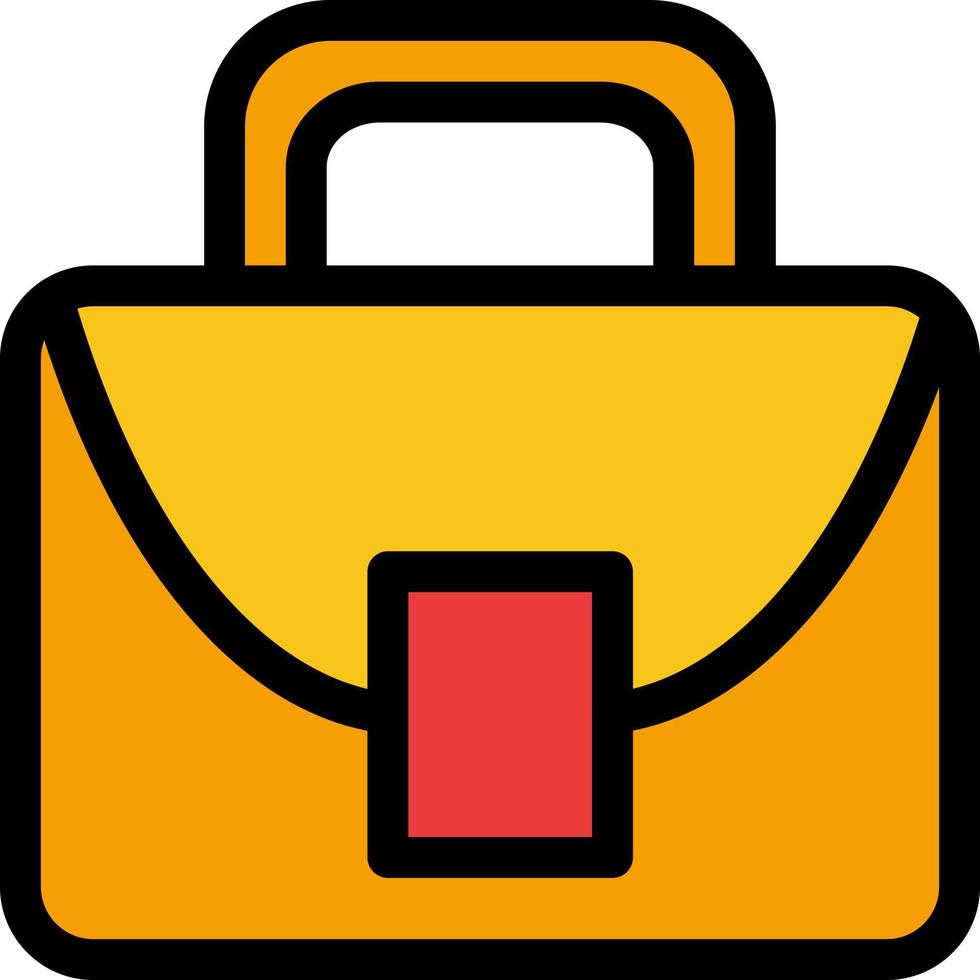Bag Worker Logistic Global  Flat Color Icon Vector icon banner Template