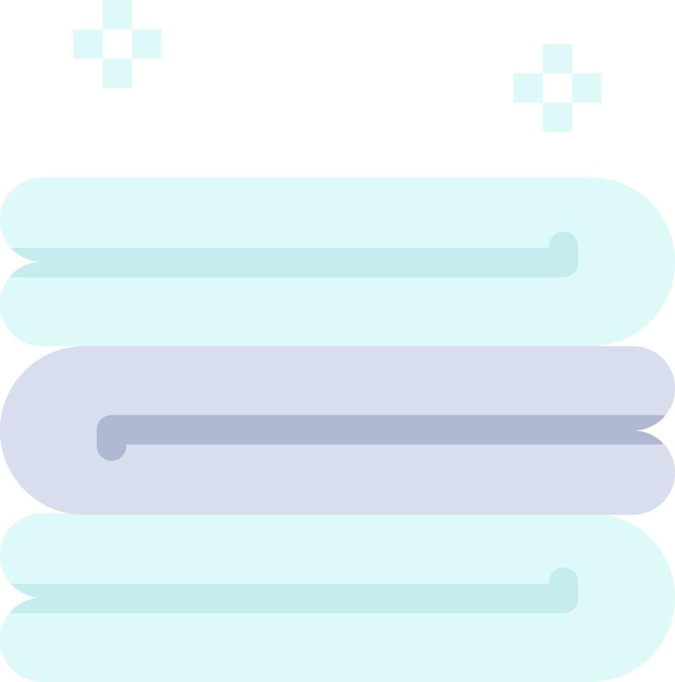 limpieza limpieza toalla color plano icono vector icono banner plantilla