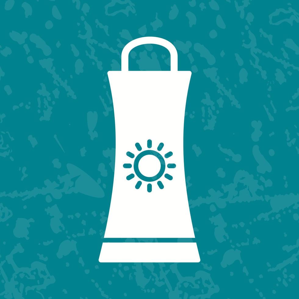 Sunblock Cream Vector Icon