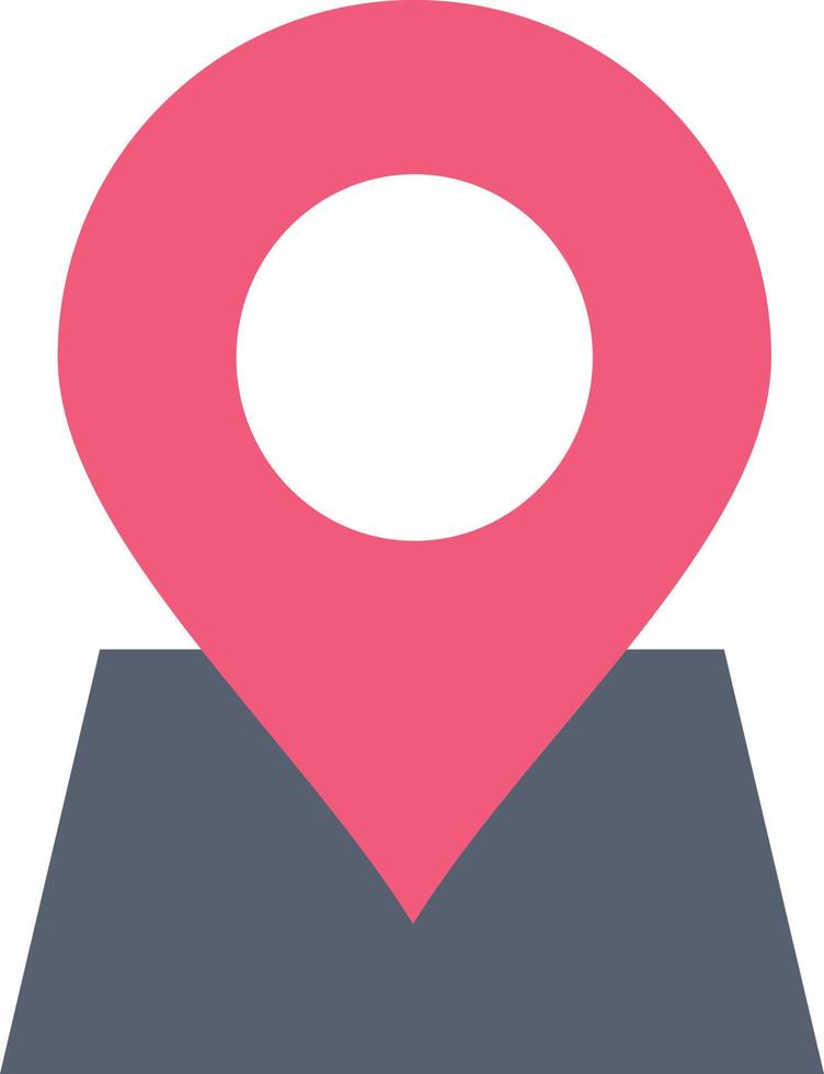 ubicación mapa marcador pin color plano icono vector icono banner plantilla
