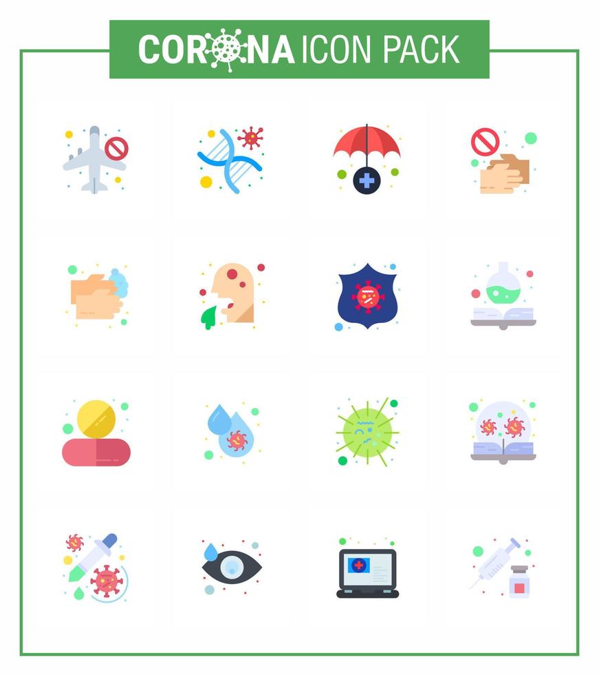 conjunto de iconos de prevención de coronavirus 2019ncov covid19 agitar la mano sin hebra mano coronavirus viral médico 2019nov enfermedad vector elementos de diseño