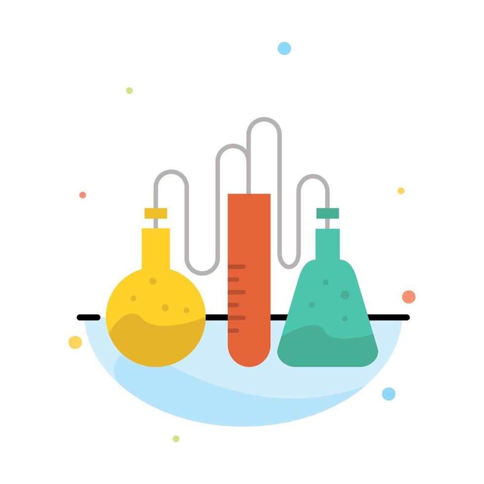 Chemical Dope Lab Science Abstract Flat Color Icon Template vector