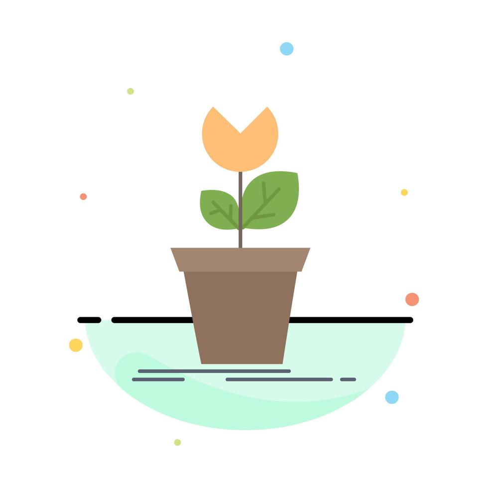 adventure game mario obstacle plant Flat Color Icon Vector