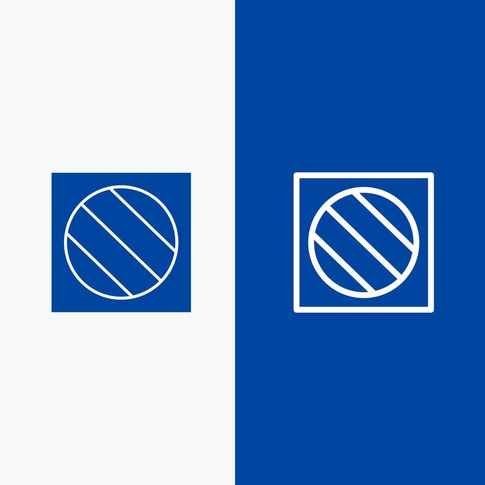 Full Shadow Editing Photo Shadow Line and Glyph Solid icon Blue banner Line and Glyph Solid icon Blue banner vector