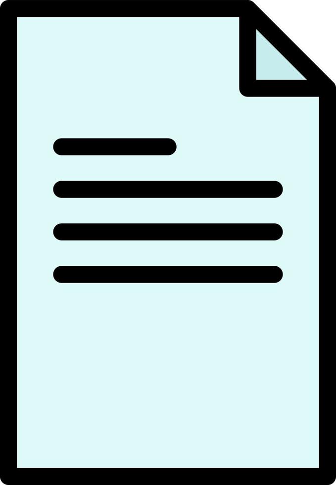 archivo texto datos informe color plano icono vector icono banner plantilla
