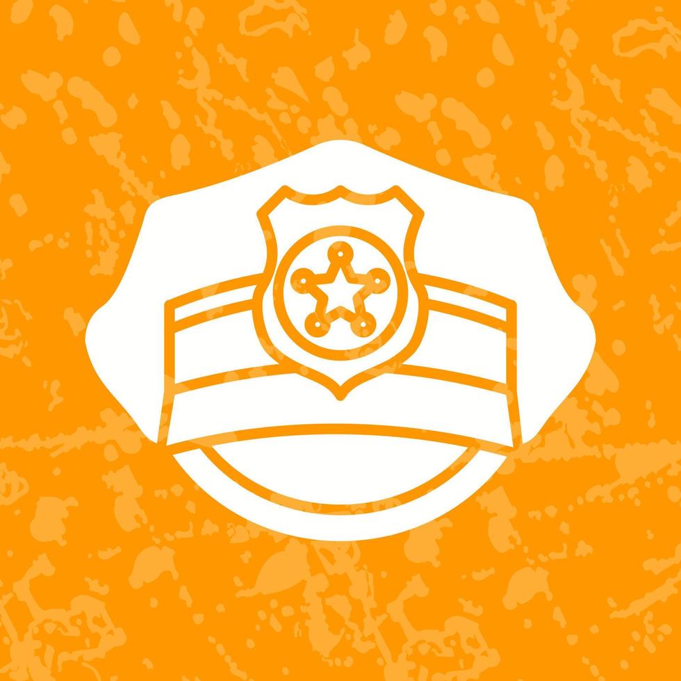 Police Hat Vector Icon