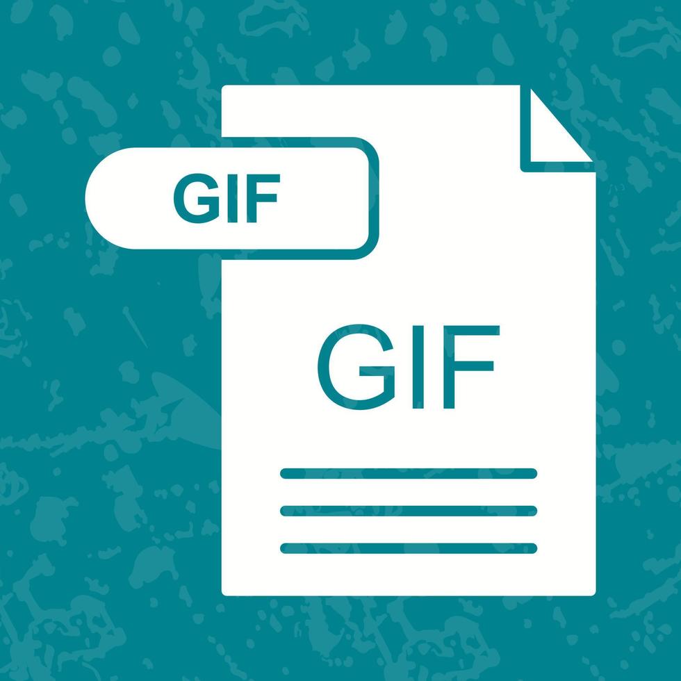 icono de vector de gif