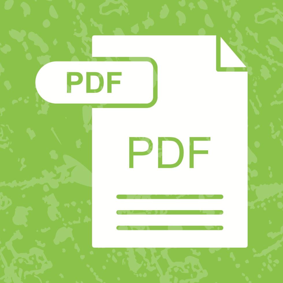 icono de vector de pdf